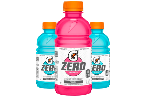 Gatorade G Zero Sugar Thirst Quencher Sports Drink, Variety Pack, 12 fl oz, 18 Pack Bottles