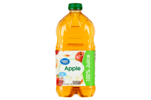 Great Value No Added Sweeteners 100% Apple Juice, 64 Fl. Oz.