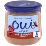 Oui by Yoplait Mocha & Chocolate Whole Milk Yogurt, French Style Yogurt Snack, 5 OZ Glass Yogurt Jar